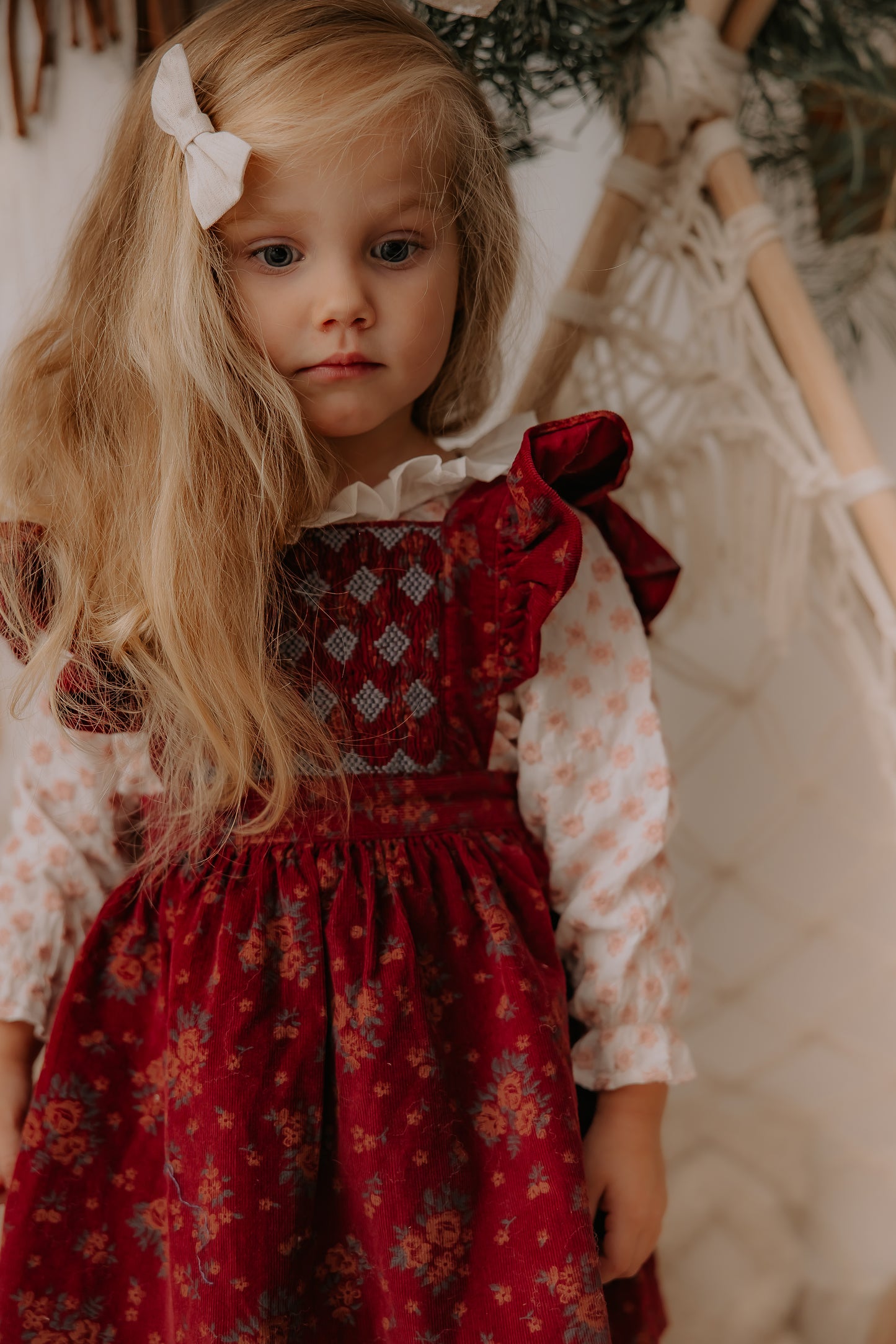 Merlot Pinafore Skirt