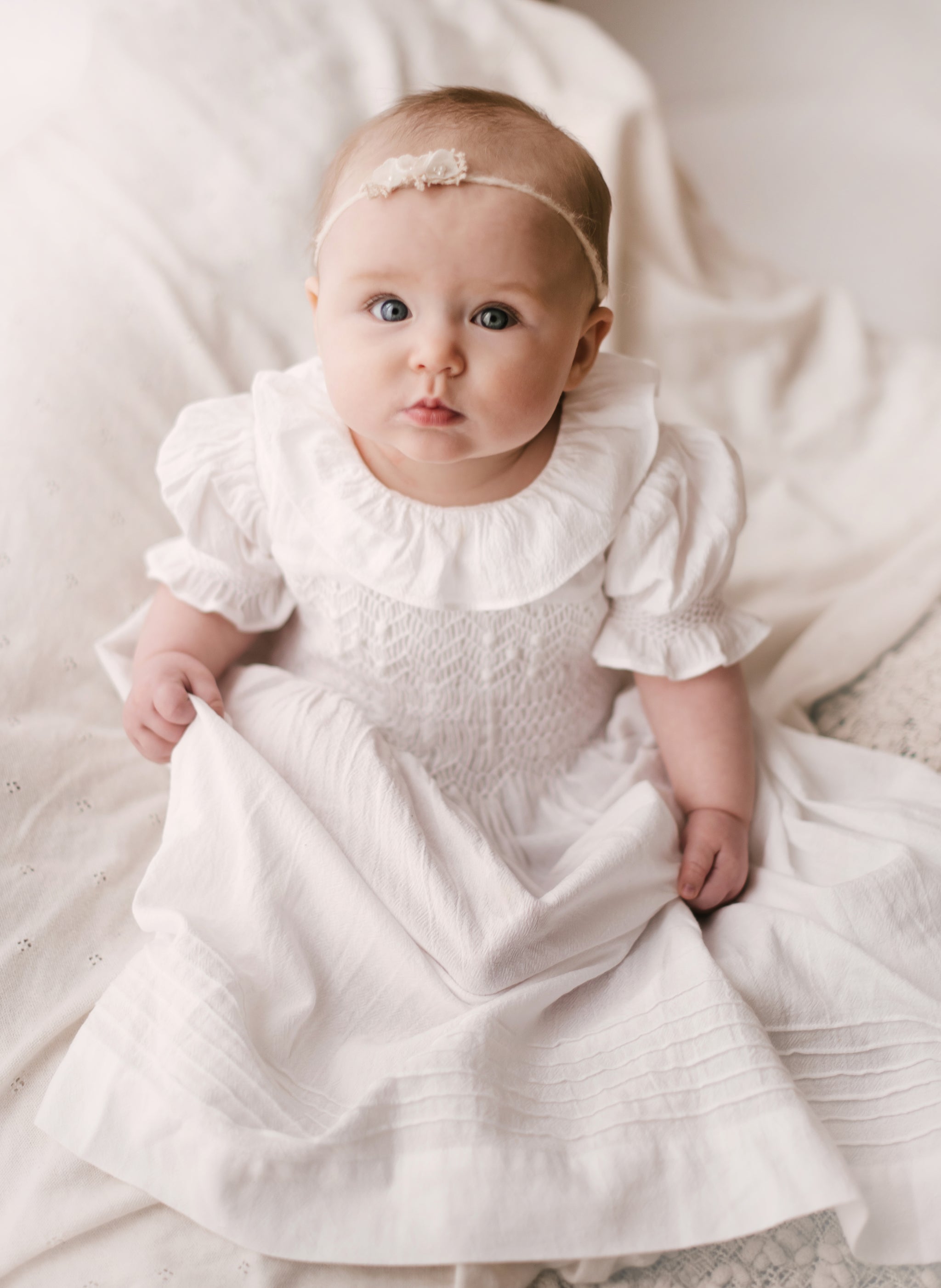 Christening White Dress La Naem