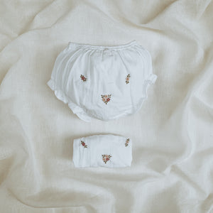 Mia White Bloomers